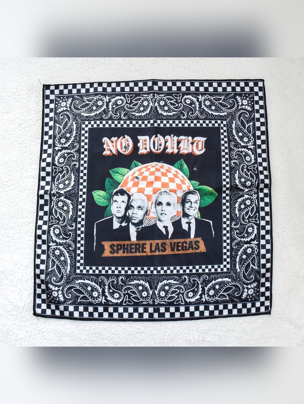 *NO DOUBT* Live at the Sphere, Las Vegas Silky Bandana/Scarf - NEW! (Sold Out)